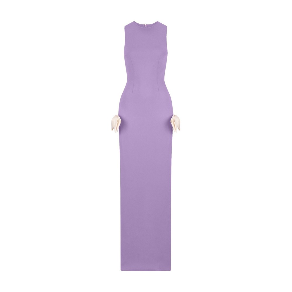 NWT Atoir Jana Bow Maxi Dress in Purple - Size US 8‎ - Picture 4 of 10